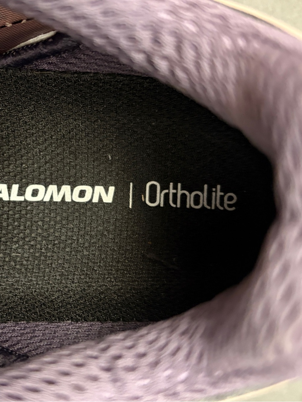 Salomon Women's Trail Running Shoes — Lavender/Pearl - Size 8.5 - Picture 5 of 9
